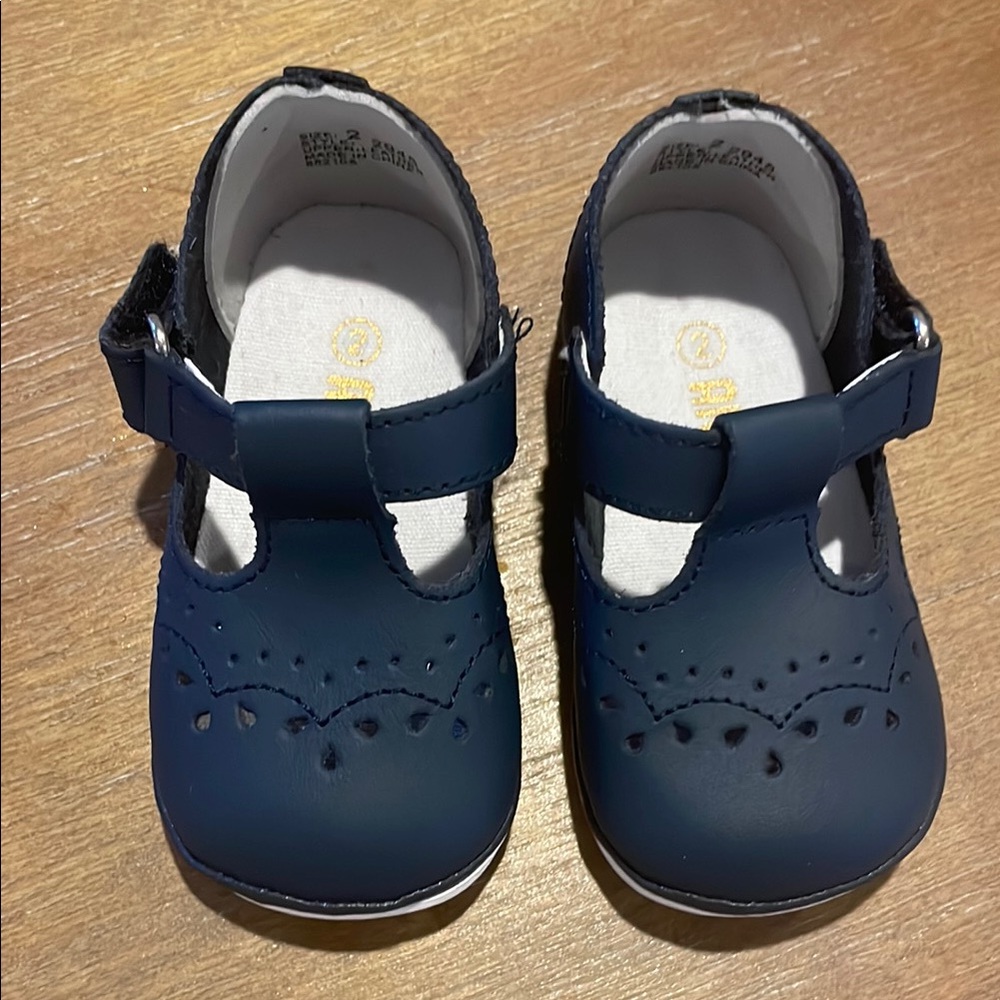 Angel Navy Kids Dress Shoes